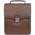 Sac & Bagage sur Grenoble : Sac Bandouliere Hexagona Sacoche Ref 47993 Chocolat 26*23,5*12,5 cm