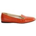 Chaussures d&eacute;contract&eacute;es femme sur Grenoble : Ballerines Prada Ballerines en cuir verni oranges