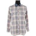 Chemises/chemisettes sur Grenoble : Chemise Current Elliott Chemise en coton bleue