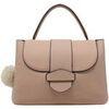 Sac &agrave; main Crazychic Petit Sac &agrave; Main Bandouli&egrave;re Forme Cartable Rose