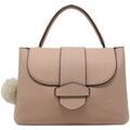 Sacs &agrave; mains sur Grenoble : Sac &agrave; main Crazychic Petit Sac &agrave; Main Bandouli&egrave;re Forme Cartable Rose