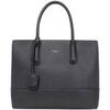 Sac &agrave; main David Jones Grand Sac &agrave; Main Fourre-Tout &agrave; 2 Compartiments Gris