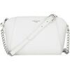 Sac Bandouliere David Jones Petit Sac Bandouli&egrave;re Cha&icirc;nes Trap&egrave;ze Blanc