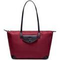 Sacs &agrave; mains sur Grenoble : Sac &agrave; main David Jones Sac &agrave; Main Cabas Shopping Nylon Rouge