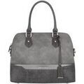Sac &agrave; main David Jones Sac &agrave; Main Bugatti Cuir Patchwork Gris Grenoble