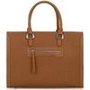 Sac &agrave; main David Jones Sac &agrave; Main Fourre-Tout &agrave; Poches Multiples Marron