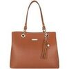 Sac a main David Jones Sac &agrave; Main Cabas Port&eacute; Epaule Anses Longues Marron