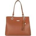 Sac a main David Jones Sac &agrave; Main Cabas Port&eacute; Epaule Anses Longues Marron Grenoble