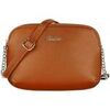 Sac Bandouliere David Jones Sac Bandouli&egrave;re &agrave; 3 Compartiments Zip Marron