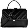 Sac & Bagage sur Grenoble : Sac Bandouliere David Jones Sac &agrave; Main Bandouli&egrave;re Rabat Matelass&eacute; Chevron Noir