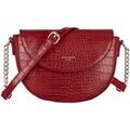 Sac Bandouliere David Jones Petit Sac Bandouli&egrave;re Demi Lune Crocodile Rouge Grenoble