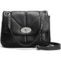 Sac Bandouliere David Jones Sac Bandouli&egrave;re Matelass&eacute; Rabat Tourniquet Noir