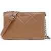Pochette David Jones Pochette Soir&eacute;e Matelass&eacute; - Sac Bandouli&egrave;re Rose