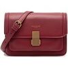 Sac Bandouliere David Jones Petit Sac Bandouli&egrave;re Rabat Joli Fermoir Rouge