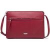 Sac Bandouliere David Jones Sac Bandouli&egrave;re Pochette Femme Rouge