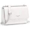 Sac Bandouliere David Jones Petit Sac Bandouli&egrave;re Cha&icirc;nes Blanc