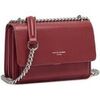 Sac Bandouliere David Jones Petit Sac Bandouli&egrave;re Cha&icirc;nes Rouge
