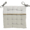 Galettes de chaise Soleil D'Ocre Aim&eacute;e Beige 40x40 cm. . Maison & D&eacute;co> Galettes de chaise.