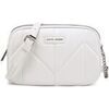 Sac Bandouliere David Jones Petit Sac Bandouli&egrave;re T&eacute;lephone 2 Compartiments Blanc