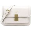 Sac Bandouliere David Jones Petit Sac Bandouli&egrave;re Rabat Joli Fermoir Blanc