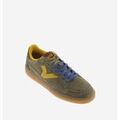 Baskets basses V 1985 VICTORIA 1985 BASKET SMASH CRO&Ucirc;TE DE CUIR CARAMEL 8806111 Vert