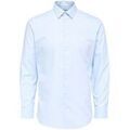 Chemises/chemisettes sur Grenoble : Chemise Selected 16080200 METHAN-LIGHT BLUE