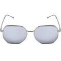 Lunettes sur Grenoble : Lunettes de soleil Xlab Capri Lunettes de soleil, Argent/Argent, 55 mm Argent&eacute;