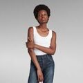 Autres types de lingerie sur Grenoble : Maillots de corps G-Star Raw D07210-3310 - BASE TANL-110 Blanc