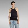 Maillots de corps G-Star Raw D22768 B289 TANK-6484 BLACK Noir