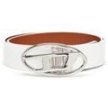 Ceinture Diesel X09874 P1245 X09874-A1479 WHITE/BROWN
