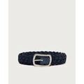 Ceintures sur Grenoble : Ceinture Orciani U08169 - INTRECCIATA HUNTING DOUBLE-BLU