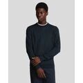 Pull Lyle & Scott KN2121VC TONAL CREW MWRINO-Z27. DARK NAVY