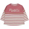 T-shirt enfant Week End A La Mer MARINIERE SUBLIMETTE