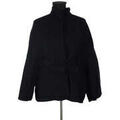 Veste Paul & Joe Cape en laine noire Grenoble
