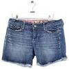 Short Paige Mini short en coton bleu
