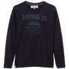 T-shirt enfant Kaporal T Shirt gar&ccedil;on Laslo bleu nuit Bleu