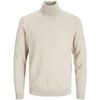 Pull Jack & Jones 12216829 MERINO KNIT ROLL-WINTER TWIG
