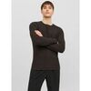 Pull Jack & Jones 12238557 MUGUEL-CHOCOLATE