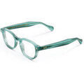 Lunettes sur Grenoble : Lunettes de soleil Xlab GALAPAGOS Cadres Optiques, Vert ray&eacute;/Marron, 48 mm