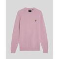 Pull Lyle & Scott KN2136V COTTON CREW-X574 PINK LIGHT