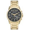 Hommes sur Grenoble : Montre EAX AX1721-BANKS Dor&eacute;