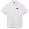 Polo Napapijri E-BADGE NP0A4IDA-2061 WHITE HERON