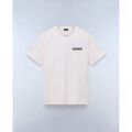 Tee-shirts sur Grenoble : T-shirt Napapijri S-VIGNONI BACK - NP0A4ILX-N1A1 WHITE WHISPER