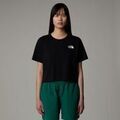T-shirt The North Face NF0A87U4JK31 - W SIMPLE DOME CROPP-BLACK Grenoble