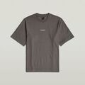 T-shirt G-Star Raw D24780-C336 CENTER CHEST BOXY-1260 GS GREY Grenoble