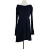 Robe courte Majestic Filatures Robe en coton bleue