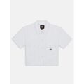 Chemises sur Grenoble : Chemise Dickies SS CROPPED WORK DKDFS5730WH1-WHITE
