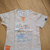 T-shirt enfant La compagnie des petits T-shirt ray&eacute; gris et orange LA compagnie des petits - 18 mois Gris