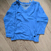 Pull enfant Oka&iuml;di Pull bleu col V Okaidi - 2 ans Bleu