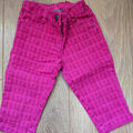 Pantalons enfants sur Grenoble : Pantalon enfant Orchestra Pantacourt jeans fushia Orchestra - 3 ans